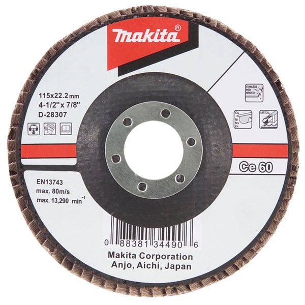 Makita Fächerschleifscheibe 125 mm 40 - D-28335