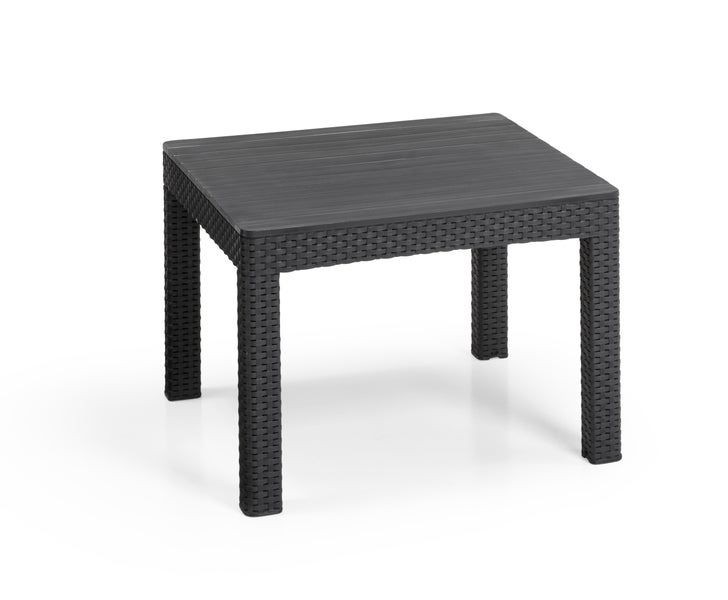 Keter Marie Essential Loungeset + Orlando Tisch - 4 Personen - Anthrazit