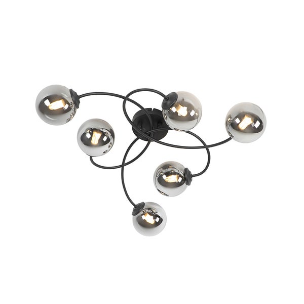 Deckenleuchte mit sechs Leuchten im modernen Design