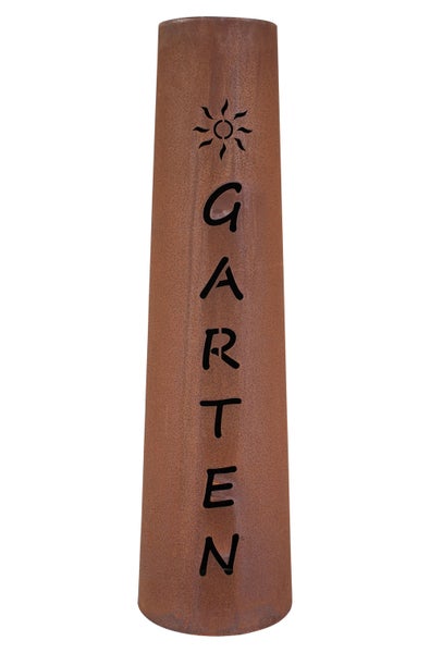 FRANK FLECHTWAREN | LED-Säule Garten, METALL, KUNSTSTOFF, 16,5x13,5x61,5cm