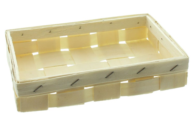 FRANK FLECHTWAREN | Schale Span, klein, HOLZ, 21 x 13,5 x 4,5 cm