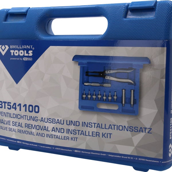 Brilliant Tools Ventildichtungs-Ausbau und Installationssatz im Werkzeugkoffer