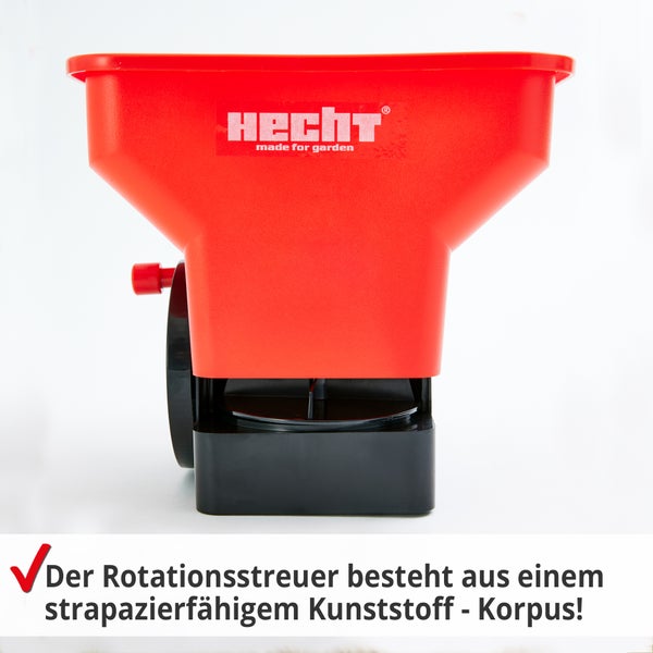 Hecht Rotationsstreuer aus Kunststoff