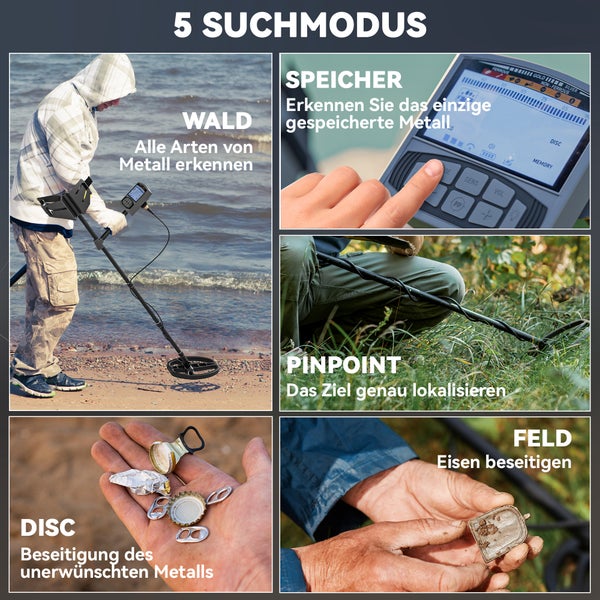 Metall Detektor Anwendungsbeispiele
