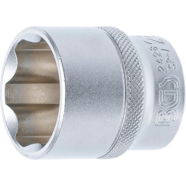 BGS Steckschlüssel-Einsatz Super Lock Antrieb Innenvierkant 12,5 mm (1/2) SW 28 mm - 2428