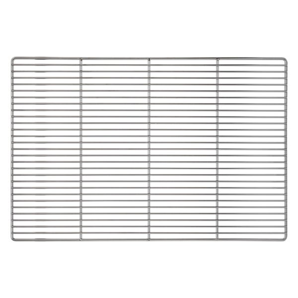 ECD Germany Rechteckiger Edelstahl Grillrost mit abnehmbaren Griffen 60 x 40 cm - robust & rostfrei - für Grillkamin Buschbeck Gasgrill Feuerschalen Feuerkorb - Edelstahlgrillrost Grill Rost Zubehör