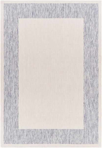 In-/Outdoor-Teppich Blau/Beige 200x275 cm LAYLA