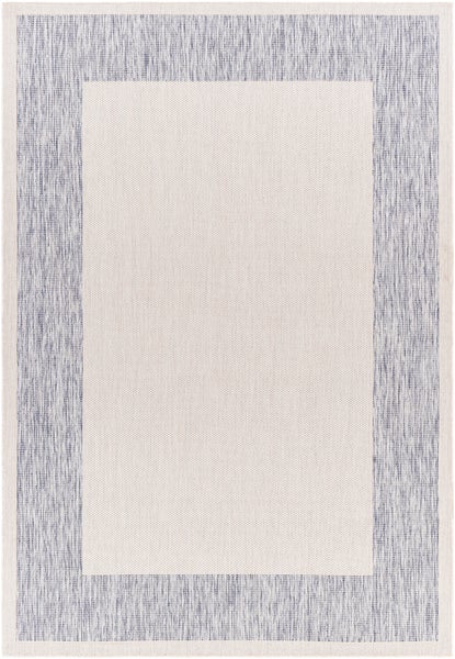 In-/Outdoor-Teppich mit Jute-Look Blau/Beige 200x275 cm LAYLA