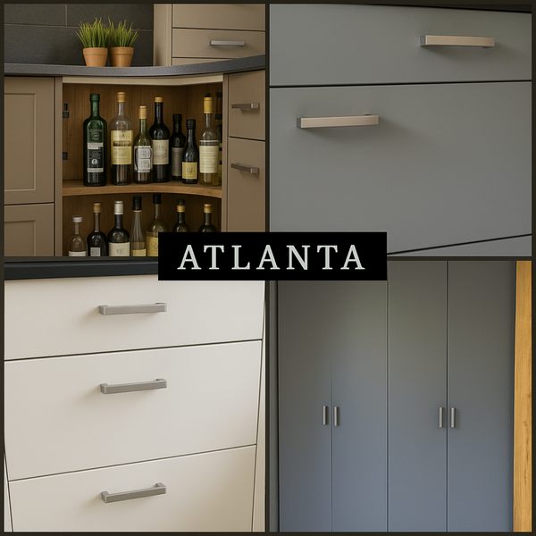 Möbelgriff Stangengriff Atlanta Lochabstand 128 mm Edelstahl