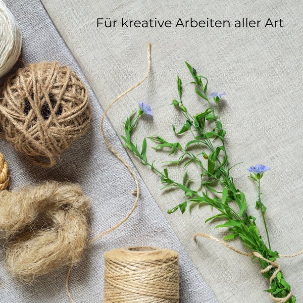 Bindfaden 500 g poliert 500 m Juteschnur Jute Paketschnur Gartenschnur Bastelschnur Garten Garn Kordel Zwirn Pflanzschnur Jutegarn Naturgarn