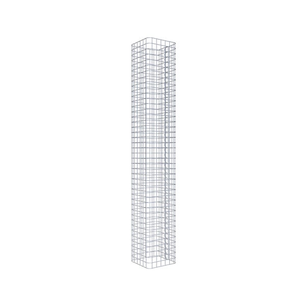 Gabionensäule 32 x 32 cm MW 5 x 5 cm eckig - Höhe: 2,10 m