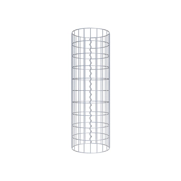 Gabionensäule Durchmesser 32 cm, MW 5 x 10 cm rund - Höhe: 1,00 m