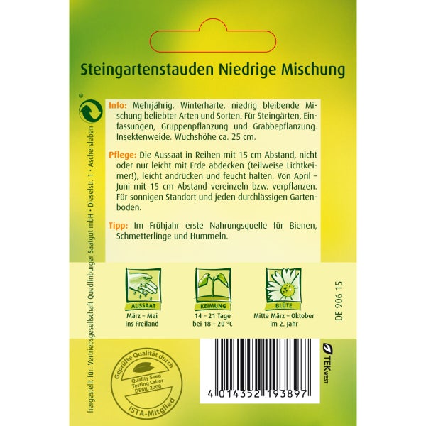 Steingartenstauden Niedrige Mischung Samen von Quedlinburger SAATGUT