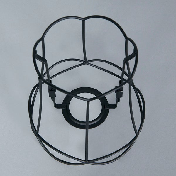 Lampenschirm aus Metall schwarz 15/14 - Granny Frame