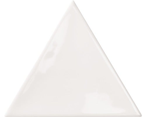 Wandfliese Bondi Triangle white glänzend 11,5x13cm