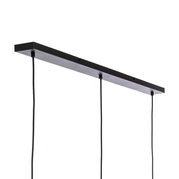 Lucande Pendelleuchte Aparas (Design, Modern) in Schwarz aus Metall (3 flammig E27) - Design-Hängeleuchte Esstischlampe Hängelampe Hängeleuchte Wohnzimmerleuchte