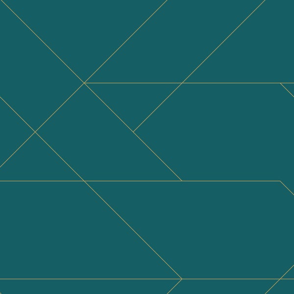 Tapete mit geometrischem Linienmuster