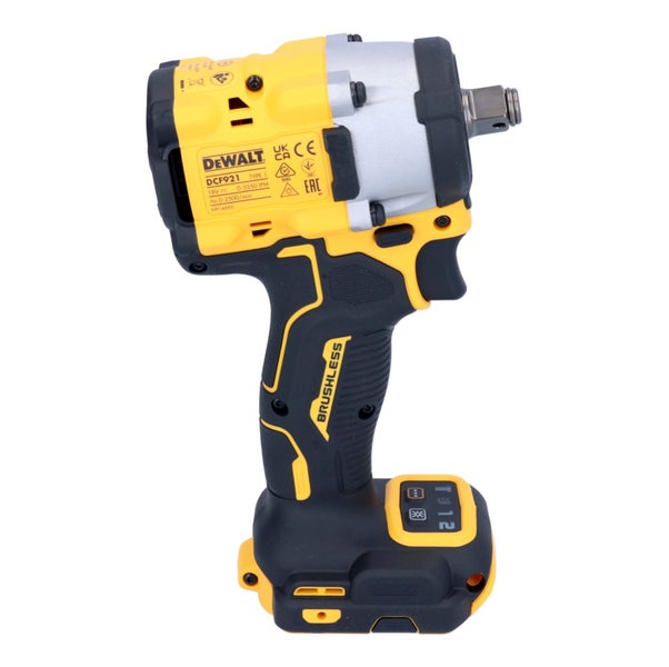 DeWalt 18 Volt Akku-Schlagschrauber DCF921 mit bürstenlosem Motor und Halbzoll-Aussenvierkant, ohne Akku