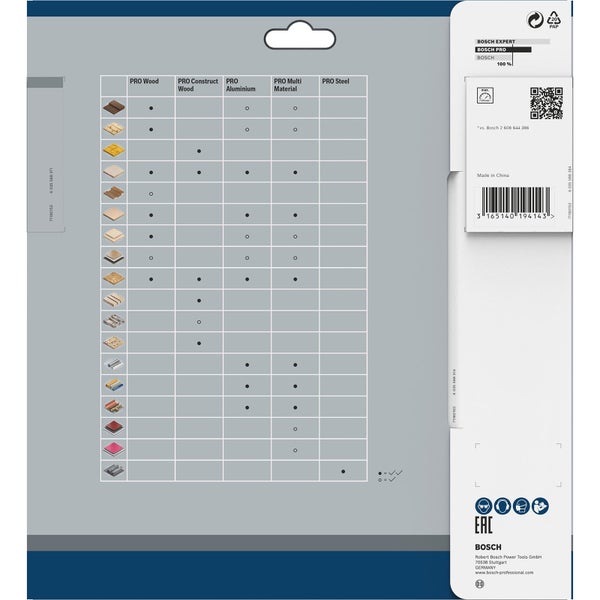 Bosch PRO Wood Kreissägeblatt 200 x 2,8 x 30 mm - 2608640620
