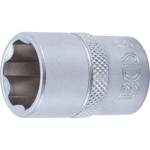 BGS Steckschlüssel-Einsatz Super Lock Antrieb Innenvierkant 12,5 mm (1/2) SW 18 mm - 2418