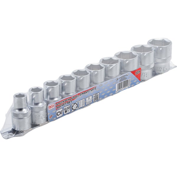 BGS Steckschlüsseleinsatz Satz mit zehn Teilen im Set