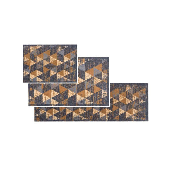Fußmatte mit geometrischem Muster für den Innenbereich