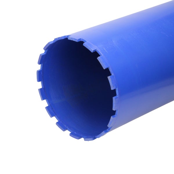 ECD Germany Diamantbohrkrone 1 1/4 Ø200mm 450mm für Kernbohrgeräte, Metall Kernbohrkrone, Diamantbohrer Nass/Trocken, Dosenbohrer Kernbohrer Diamant Bohrkrone Nassbohrkrone Trockenbohrkrone für Beton
