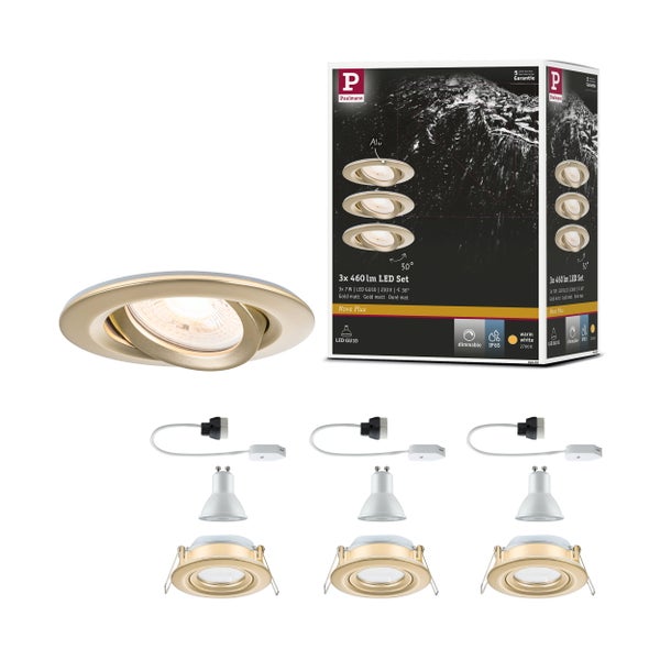 Paulmann Mingo LED-Bildleuchte aus gebürstetem Aluminium mit Verpackung, 1000 Lumen, 9,5 Watt, 3000 Kelvin warmweiß, 5 Jahre Garantie.
