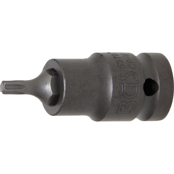 BGS Kraft-Bit-Einsatz Antrieb Innenvierkant 12,5 mm (1/2) T-Profil (für Torx) T25 - 5370