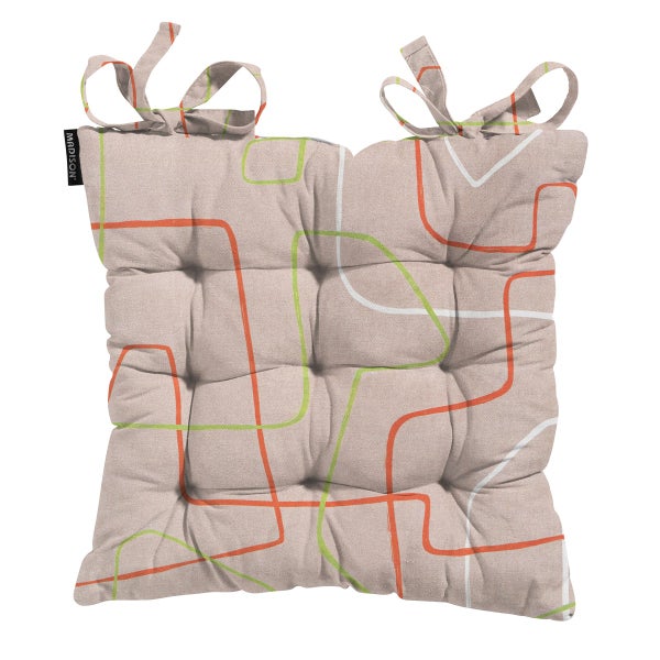 Sitzkissen Toskana Joah terra - Ca. 46x46 cm - 4er-Set