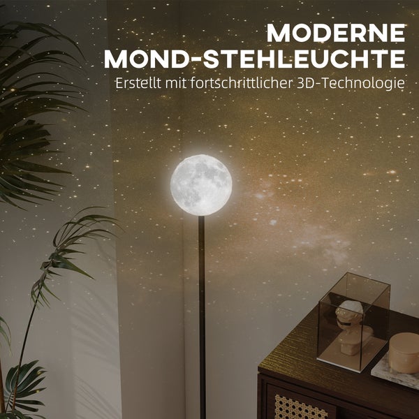 Moderne Mond Stehlampe im Wohnzimmer