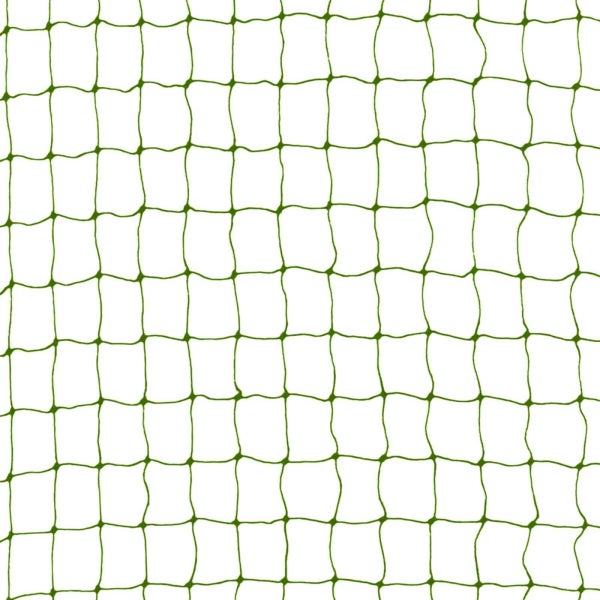 Grünes Gartenzaunnetz zur Grundstücksabgrenzung