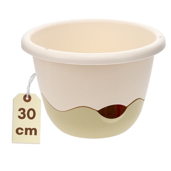 Blumentopf aus Kunststoff, Durchmesser 30 cm