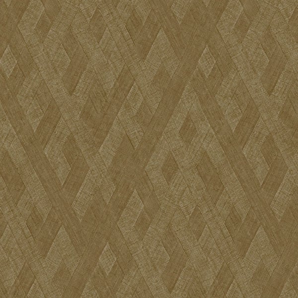 Tapete mit geometrischem Rautenmuster und Textiloptik
