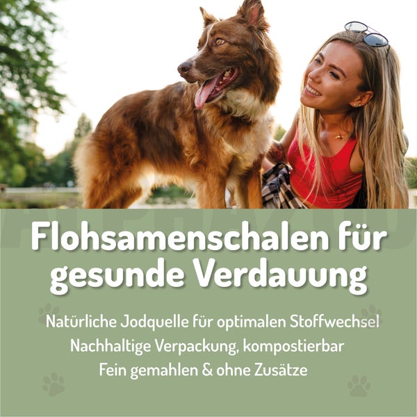 alphazoo Flohsamenschalen gemahlen 250g