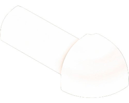 Außenecke Schlüter Rondec PVC 8mm, brilliantweiß