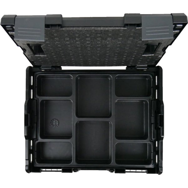 Schwarzer L-Boxx Werkzeugkoffer mit Einsatz