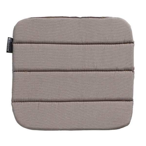 Sitzkissen Panama taupe - Ca. 40x40 cm - 4er-Set