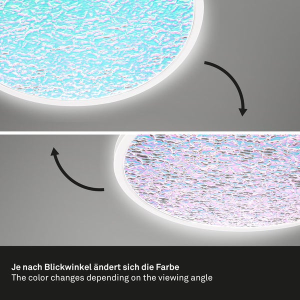 LED Deckenlampe Deckenleuchte Wohnzimmer Backlight Acrylplatte Fernbedienung