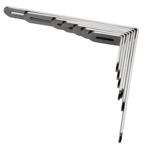 Mehrere Winkelverbinder aus Metall