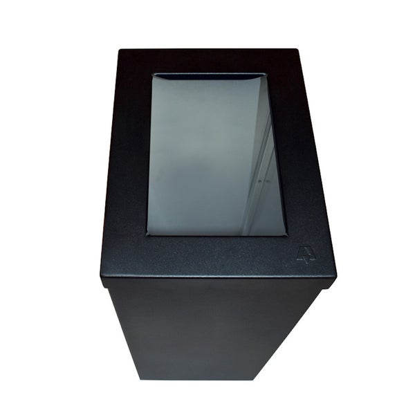 PROREGAL Wertstoffsammler Recycloflex 60 Liter HxBxT 70,5 x 26,3 x 34,3 cm AlumInium Schwarz