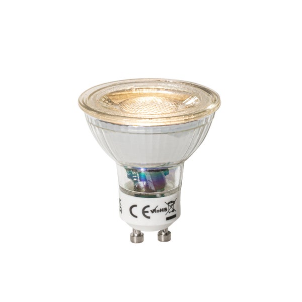 Set mit 5 GU10 dimbare LED lamp 3W 200 lm 2700K