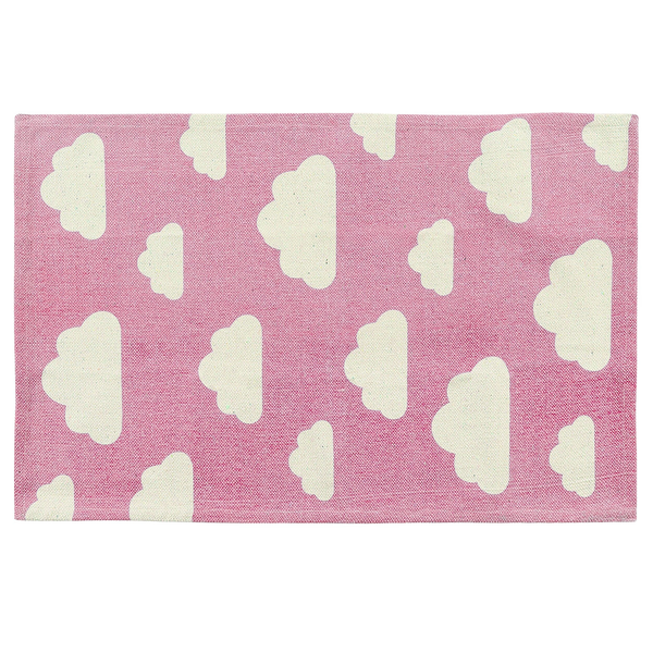 Kinderteppich GWALIJAR Rosa 60 x 90 cm Baumwolle