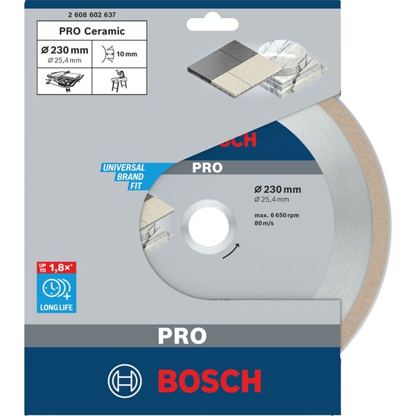 Bosch Pro Keramik Trennscheibe mit 230 Millimeter Durchmesser