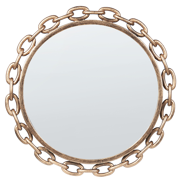 Wandspiegel YEBRA 46 cm 46 cm Gold