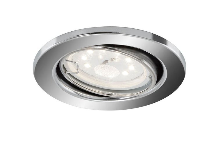 LED Einbauleuchte, Ø 8,6 cm, 5 W, Chrom, Briloner Leuchten