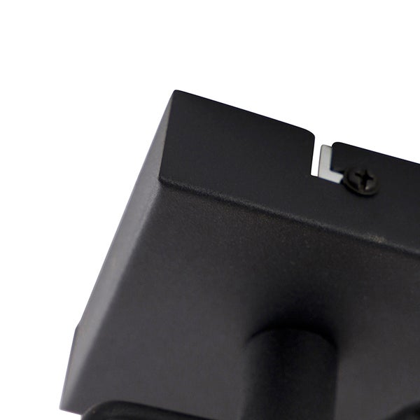 Detailaufnahme einer Lampenhalterung mit Schraube