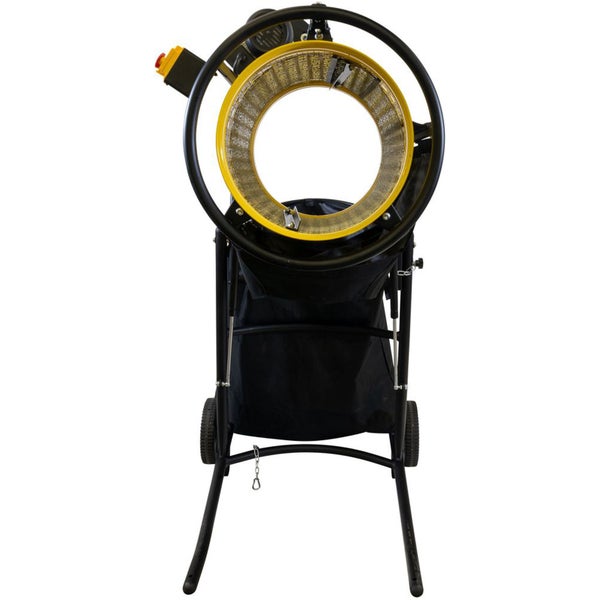 Trommelsieb mit Auffangsack und Rädern