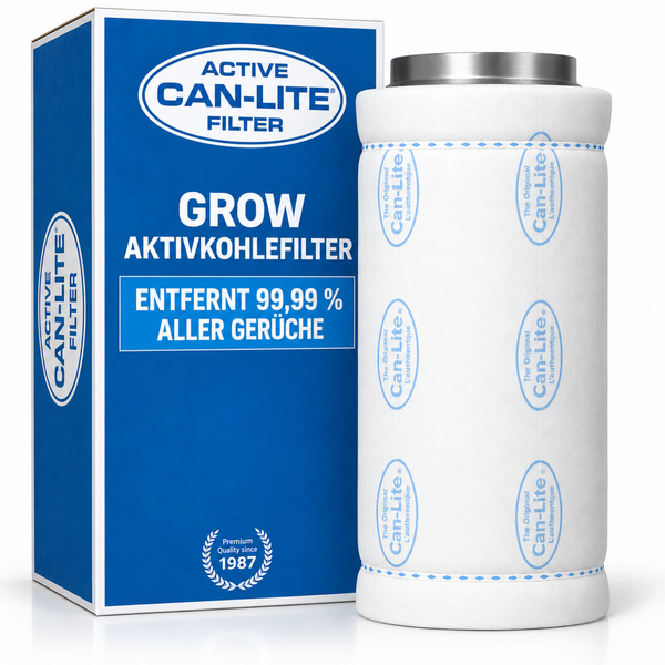 Can-Lite Aktivkohlefilter für die Luftreinigung inklusive Verpackung zur Geruchsentfernung in Innenräumen