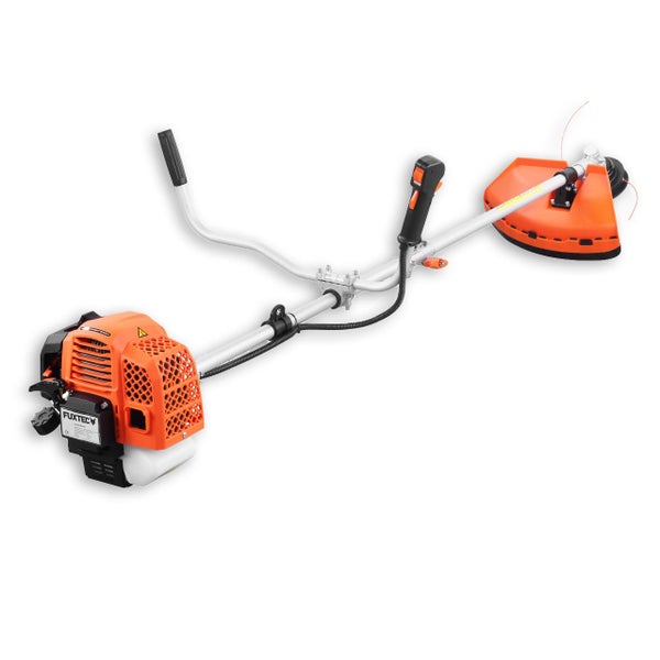 FUXTEC 2in1 Benzin Motorsense FX-MS162 - 62ccm | 3,5 PS  | 2-Takt Freischneider | 320 mm  | 9-Zahn  | Faden + Messer | 3000 U/min